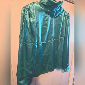 Vintage Pretense Silk Long Sleeve Top